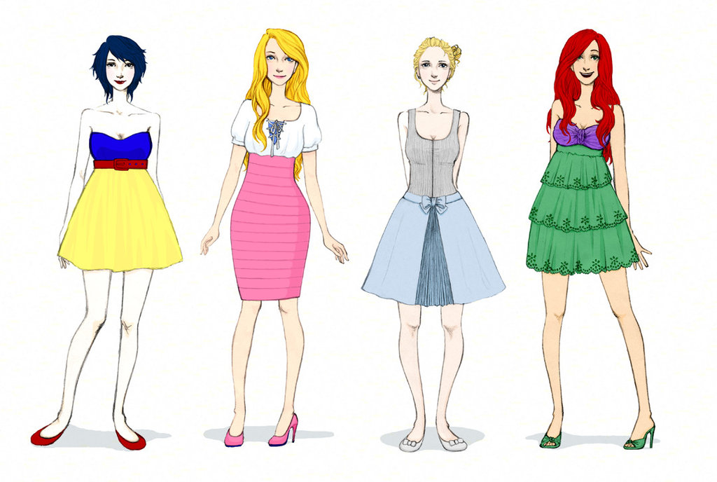 Modern Disney Fashion by lololalah