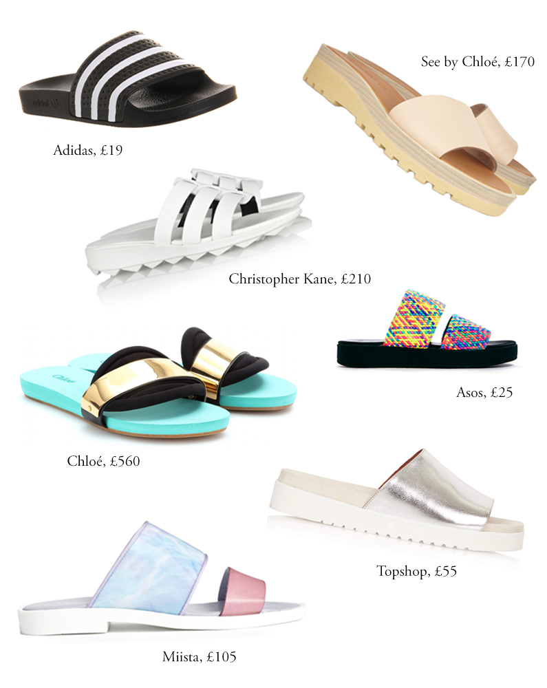 pool slides footwear
