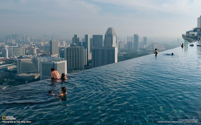 city swimming pool