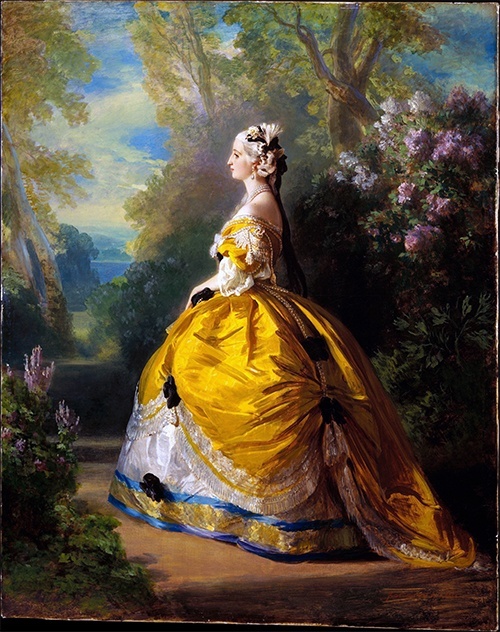 Empress Eugénie dressed as Marie-Antoinette, 1854, by Franz Xaver Winterhalter