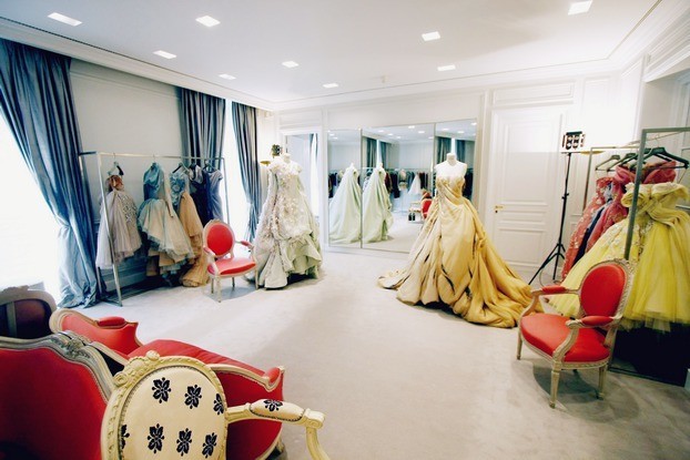 Dior haute couture salon. Photo: Cherry Blossom Girl